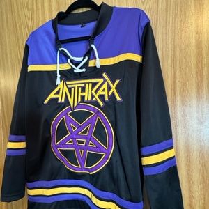 Anthrax Metal Band Jersey Medium